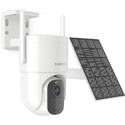 CURISEE DX1 Solar-Powered Outdoor Camera