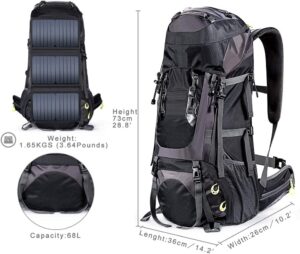 Solar backpack measurements